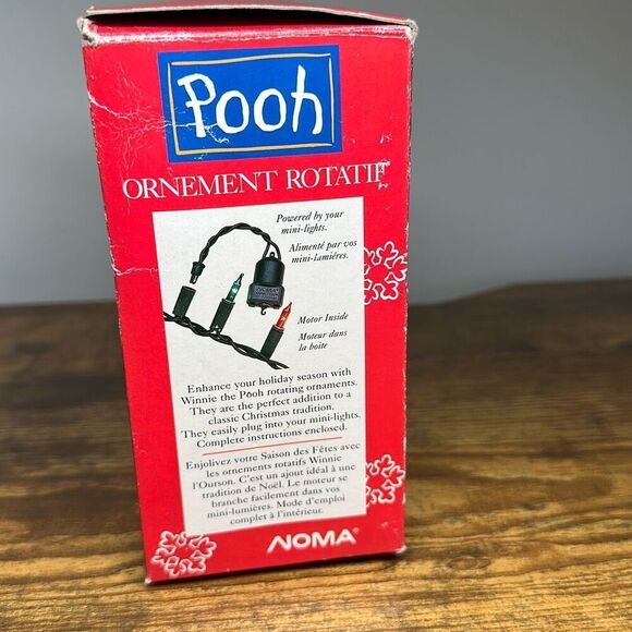 Vintage 80s 1987 NOMA Winnie The Pooh Rotating Ornament - Picture 4 of 6